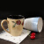 玉泉 创意陶瓷杯子 家用牛奶杯咖啡杯子 马克杯办公室水杯 手绘花藤