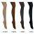 【SALE】日本厚木ATSUGI发热加厚连裤袜打底袜丝袜子 2双装 140D 110黑褐色 L-LL