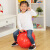 费雪(Fisher-Price)儿童玩具球 宝宝健身球 蛋形跳跳球（蓝色 赠充气脚泵）F0706H1生日礼物礼品