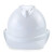 海华（HAIHUA）高强度安全帽ABS头盔 工地建筑电力施工透气劳保工程帽免费印字A8 白色 一指键式调节