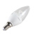 欧司朗（OSRAM）LED灯泡透明烛泡4.5W E14小口 暖白色 黄光