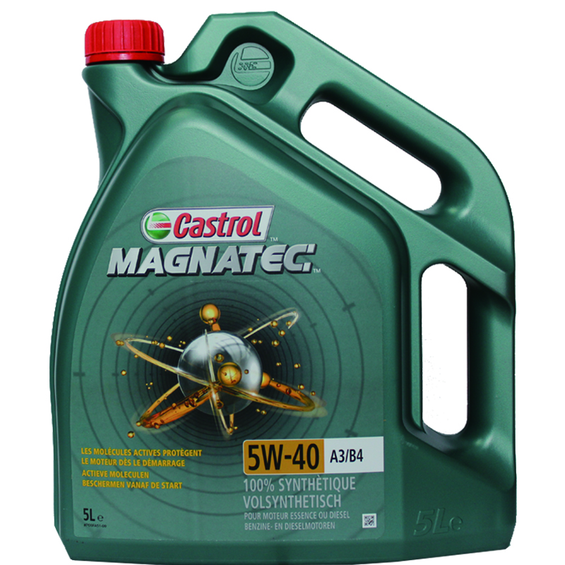 嘉实多（Castrol）合成机油 磁护Magnatec 5W-40 A3/B4 SN 5L 欧盟原装进口