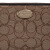 COACH 蔻驰 奢侈品 女士卡其色织物配皮双C纹长款钱包 F53539 IMC7C