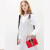 斯提亚（STIYA）女士单肩包 女包新款韩版时尚斜挎包简约大包手提包牛皮大容量女式斜跨包863S011001 红色