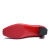 红蜻蜓 （RED DRAGONFLY） 浅口方头职场优雅中高跟简约时尚女鞋子WFB7566 红色 38