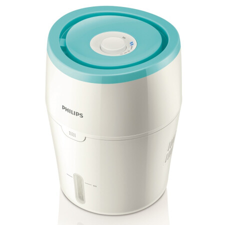 飞利浦(PHILIPS)加湿器 上加水 纳米无雾恒湿 静音办公室卧室家用加湿 HU4801/00（白色+浅绿色）,降价幅度16.1%