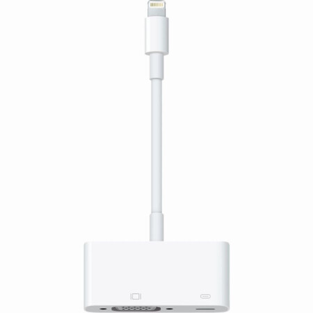 Apple MD825FE/A iPhone/iPad/iPod Lightning to VGA Adapter 转接器/转换插头