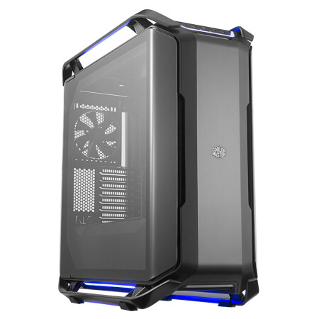 酷冷至尊( CoolerMaster )COSMOS C700P 黑色版 全塔机箱（支持420水冷/单曲面钢化玻璃/机体内外RGB）