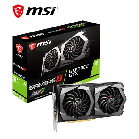 微星（MSI）魔龙 GeForce GTX 1650 SUPER GAMING X 4GD6 1650S旗舰款 电竞游戏台式电脑独立显卡