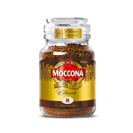 摩可纳Moccona 深度烘焙冻干速溶咖啡 无糖黑咖啡 100g