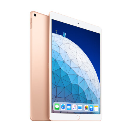 【壳膜套装版】Apple iPad Air 2019年新款平板电脑 10.5英寸（256G WLAN版/A12芯片/Retina显示屏/MUUT2CH/A）金色