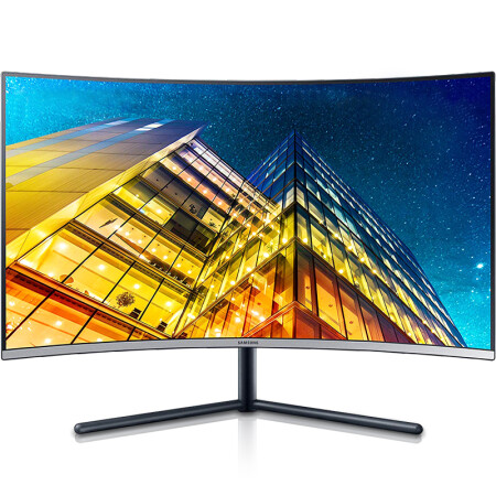 三星（SAMSUNG）31.5英寸 1500R 4K/UHD高分 窄边框隐线式设计 PS4曲面液晶电脑显示器（U32R590CWC ）