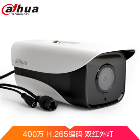 大华（Dahua）400万新品星光级H.265红外枪式网络摄像机DH-IPC-HFW4438M-I2 镜头12MM,降价幅度7.5%