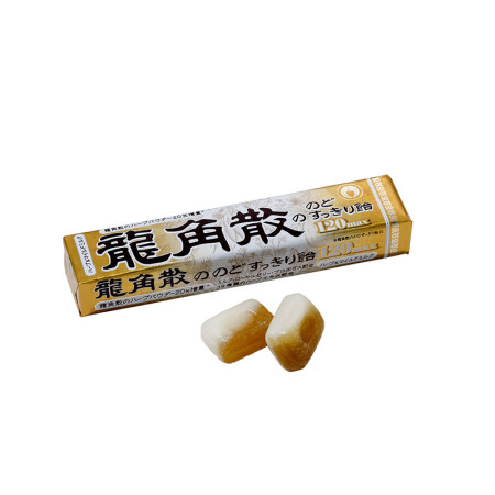 日本直邮 龙角散润喉糖 蜂蜜牛奶 10粒/条（3件起售）