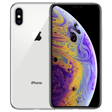 apple 苹果iphone xs max手机 银色 512g