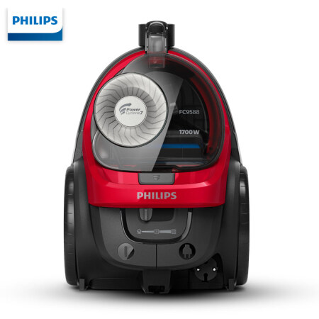 飞利浦（PHILIPS）卧式吸尘器大功率家用强劲吸力高效过滤无尘袋FC9588/81