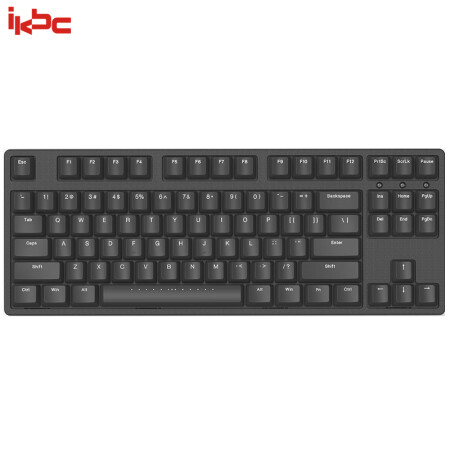 ikbc W200 机械键盘 2.4G无线 游戏键盘 87键 原厂cherry轴 樱桃轴 吃鸡神器 无线机械键盘 黑色 红轴