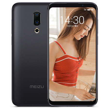 魅族(MEIZU) 魅族16X 屏幕指纹版 手机 砚墨黑