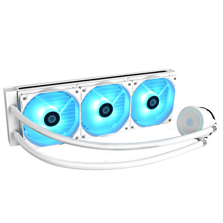 ID-COOLING AURAFLOW X 360 SNOW 12V同步RGB光效一体式水冷CPU散热器 360排白色版多平台扣具含TR4-京 ...