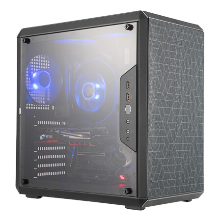 酷冷至尊(CoolerMaster)MasterBox Q500L 迷你机箱(ATX/配两块防尘网/透明侧板/电源上置/支持长显卡),降价幅度6.7%