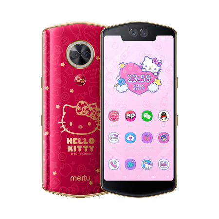 meitu 美图t9(mp1710)hellokitty限量版 4 128g 骁龙 全身美型 拍照