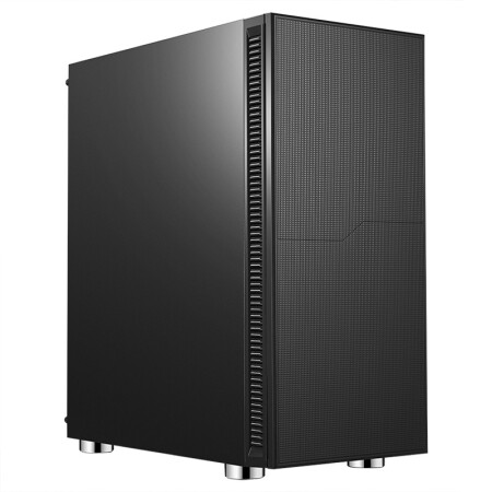 先马（SAMA）黑洞7 中塔式主动静音台式电脑主机箱 支持E-ATX主板/宽体五金/标配3把风扇/背线/独立电源仓