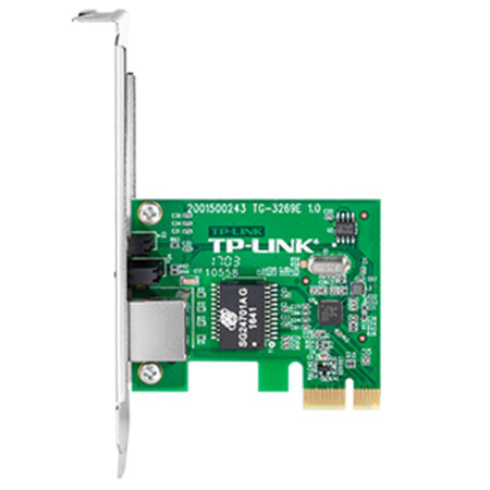 TP-LINK TG-3269E 千兆有线PCI-E网卡 内置有线网卡 千兆网口扩展 台式电脑自适应以太网卡