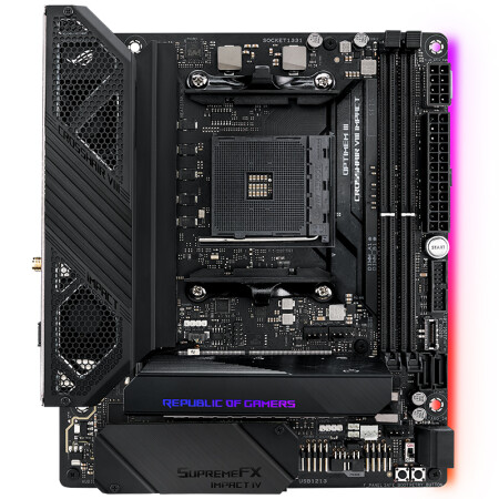 玩家国度 (ROG) ROG CROSSHAIR VIII IMPACT主板 C8I 电竞主板(AMD X570/socket AM4)