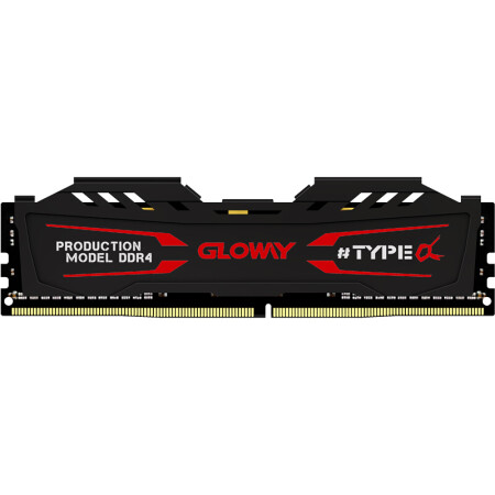 光威(Gloway)TYPE-α系列 DDR4 16G 2666 台式机电脑内存条(石墨灰)