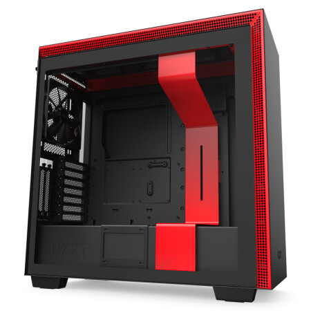 恩杰 NZXT H710i 黑红 DIY中塔ATX机箱（一键开启钢化玻璃侧板/前置USB-C/显卡垂直安装/控制器升级）,降价幅度7.7%