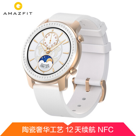 Amazfit GTR 智能手表 运动手表 12天续航 GPS 50米防水 NFC 42mm 璀璨特别版,降价幅度10%