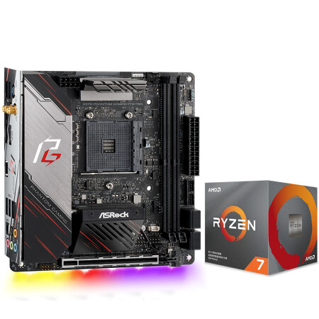 华擎（ASRock）X570 Phantom Gaming-ITX/TB3 主板+AMD 锐龙7 3700X 板U套装