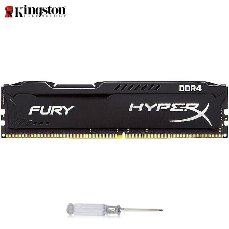 金士顿（Kingston）骇客神条Fury系列 DDR4 2666兼容2133台式机内存条马甲条 单条16G