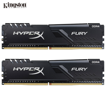 金士顿(Kingston) DDR4 3600 32GB(16G×2)套装 台式机内存条 骇客神条 Fury雷电系列