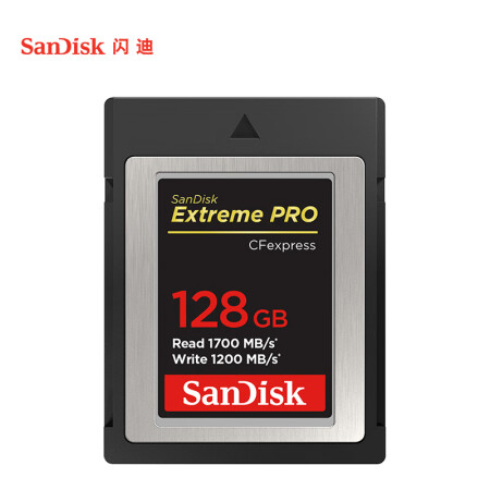 SanDisk128GBCF4K1700MBs1200MBsXQD
