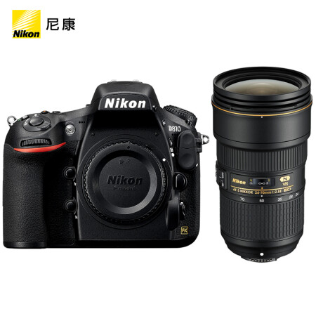 尼康（Nikon）  D810单反数码照相机 全画幅套机(AF-S 24-70mm f/2.8E ED VR 镜头) 约3,635万有效像素