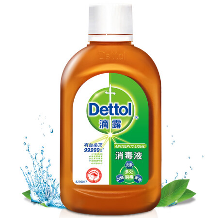 滴露Dettol 消毒液 250ml 家居衣物除菌液 与洗