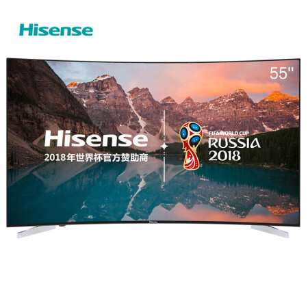 海信（Hisense）LED55E7C 55英寸 超高清4K 曲面 HDR  丰富影视教育资源 （黑色）,降价幅度15.8%