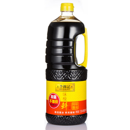 李锦记 味极鲜特级生抽 黄豆酿造酱油 调味料调料 1.75L加送150ml