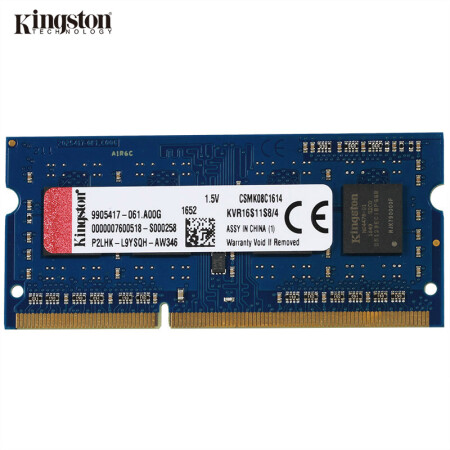 金士顿(Kingston)DDR3 1600 4GB 笔记本内存