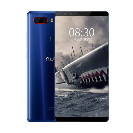 努比亚(nubia) 努比亚Z17S全面屏手机 极光蓝 