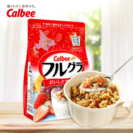 卡乐比株式会社 Calbee 北海道富果乐水果麦片800g  卡乐比 水果麦片 麦片