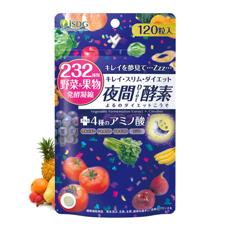 医食同源 232种果蔬夜间酵素片 120片 (日本进口),降价幅度6.8%