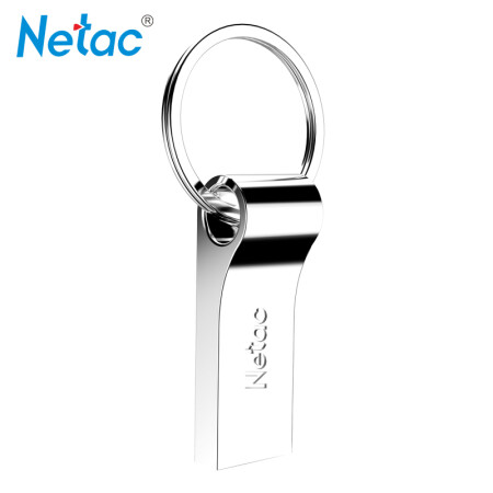 朗科（Netac）U275 16G USB2.0金属迷你闪存盘钥匙圈闪存盘 银色