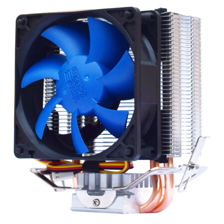 超频三（PCCOOLER）蓝狐 CPU散热器 （多平台/AM4/1156/1150/775/8cm风扇/CPU风扇/台式机电脑散热）