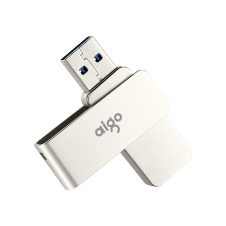 爱国者（aigo）U330 64G USB3.0高速 全金属旋转U盘 车载U盘