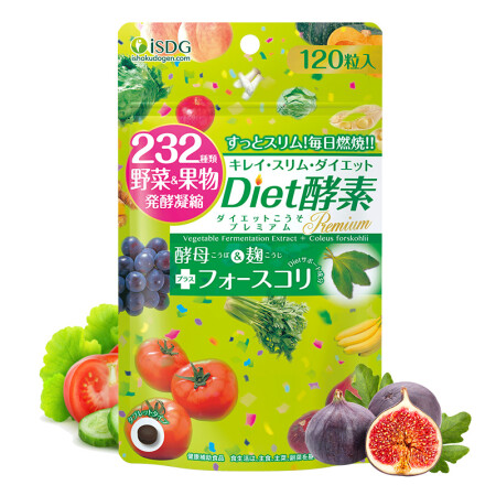 医食同源 232种果蔬Diet酵素片 120片 (日本进口)