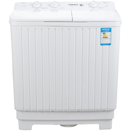 康佳（KONKA）XPB60-7006S 6公斤 半自动洗衣机 双缸（白色）
