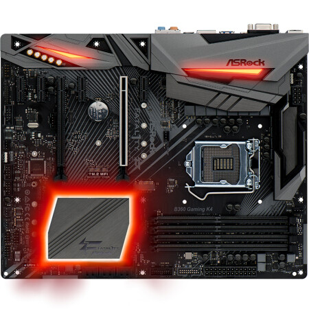 华擎（ASRock）B360 Gaming K4主板（Intel B360/LGA 1151）,降价幅度8.1%