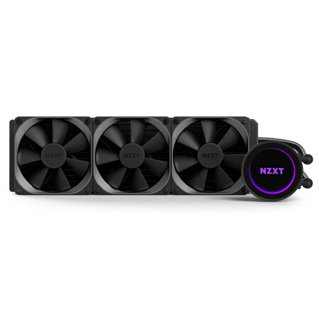 恩杰 NZXT Kraken海妖 X72 360mm一体式水冷散热器（可调色RGB水冷头/静音/耐久/散热/360mm冷排/三风扇）